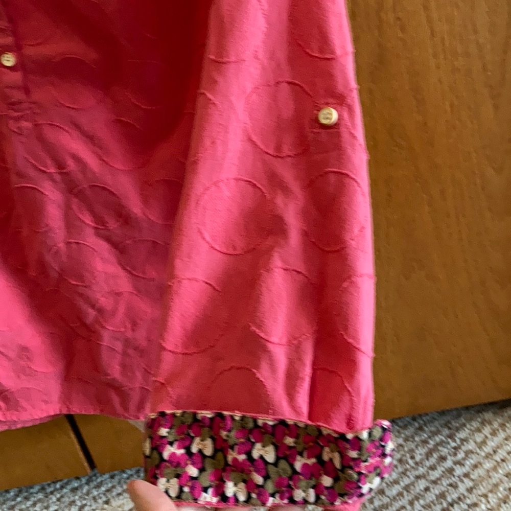 Three Quarter Button Down Top From Anthropology - image 2